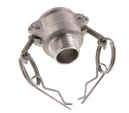 Camlock DN 20 (3/4'') Stainless Steel Coupling R 3/4'' Male Thread Type B MIL-C-27487