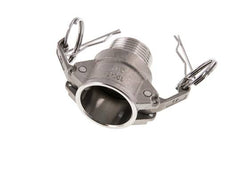 Camlock DN 25 (1'') Stainless Steel Coupling R 1'' Male Thread Type B MIL-C-27487