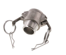 Camlock DN 25 (1'') Stainless Steel Coupling R 1'' Male Thread Type B MIL-C-27487