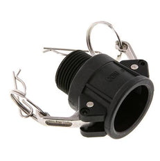 Camlock DN 25 (1'') Polypropylene Coupling R 1'' Male Thread Type B MIL-C-27487