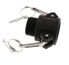 Camlock DN 32 (1 1/4'') Polypropylene Coupling R 1 1/4'' Male Thread Type B MIL-C-27487