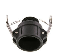 Camlock DN 40 (1 1/2'') Polypropylene Coupling R 1 1/2'' Male Thread Type B MIL-C-27487