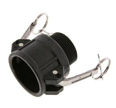 Camlock DN 40 (1 1/2'') Polypropylene Coupling R 1 1/2'' Male Thread Type B MIL-C-27487