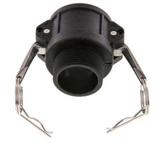 Camlock DN 40 (1 1/2'') Polypropylene Coupling R 1 1/2'' Male Thread Type B MIL-C-27487