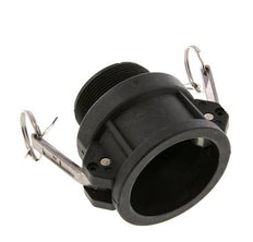 Camlock DN 50 (2'') Polypropylene Coupling R 2'' Male Thread Type B MIL-C-27487
