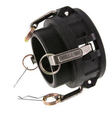 Camlock DN 90 (4'') Polypropylene Coupling R 4'' Male Thread Type B MIL-C-27487