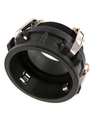 Camlock DN 90 (4'') Polypropylene Coupling R 4'' Male Thread Type B MIL-C-27487
