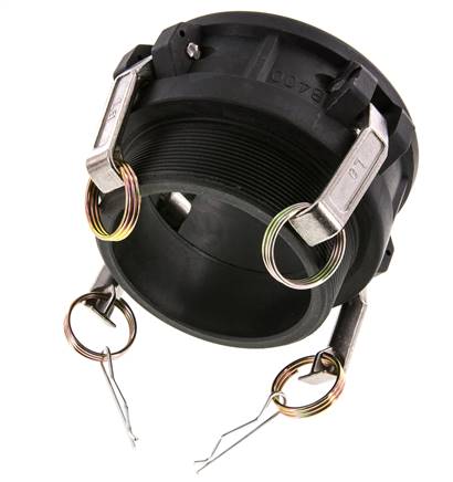 Camlock DN 90 (4'') Polypropylene Coupling R 4'' Male Thread Type B MIL-C-27487