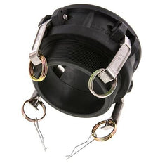 Camlock DN 90 (4'') Polypropylene Coupling R 4'' Male Thread Type B MIL-C-27487