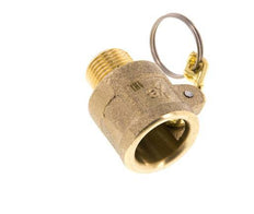 Camlock DN 15 (1/2'') Brass Coupling R 1/2'' Male Thread Type B MIL-C-27487