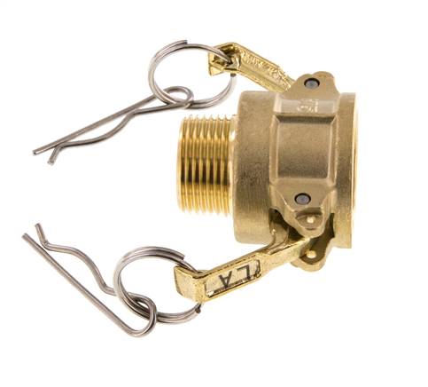 Camlock DN 20 (3/4'') Brass Coupling R 3/4'' Male Thread Type B MIL-C-27487