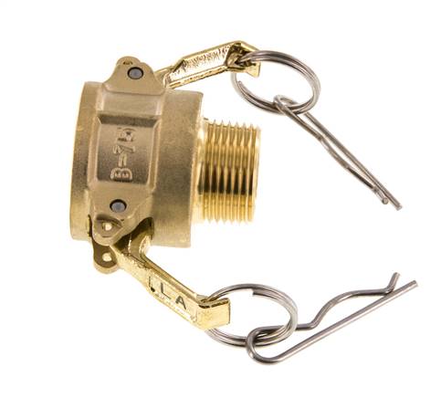 Camlock DN 20 (3/4'') Brass Coupling R 3/4'' Male Thread Type B MIL-C-27487