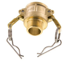Camlock DN 20 (3/4'') Brass Coupling R 3/4'' Male Thread Type B MIL-C-27487