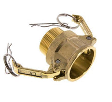 Camlock DN 32 (1 1/4'') Brass Coupling R 1 1/4'' Male Thread Type B MIL-C-27487