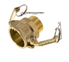 Camlock DN 32 (1 1/4'') Brass Coupling R 1 1/4'' Male Thread Type B MIL-C-27487