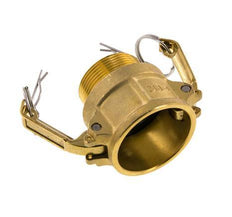 Camlock DN 40 (1 1/2'') Brass Coupling R 1 1/2'' Male Thread Type B MIL-C-27487