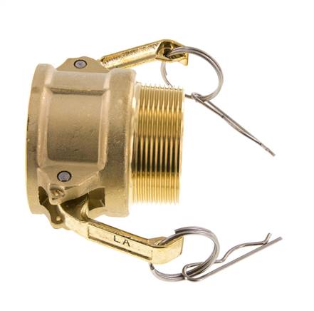 Camlock DN 50 (2'') Brass Coupling R 2'' Male Thread Type B MIL-C-27487