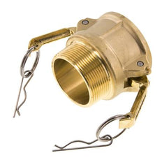 Camlock DN 50 (2'') Brass Coupling R 2'' Male Thread Type B MIL-C-27487