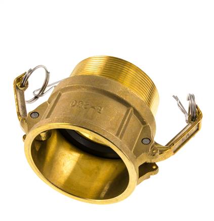 Camlock DN 60 (2 1/2'') Brass Coupling R 2 1/2'' Male Thread Type B MIL-C-27487