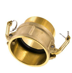 Camlock DN 75 (3'') Brass Coupling R 3'' Male Thread Type B MIL-C-27487