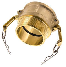 Camlock DN 75 (3'') Brass Coupling R 3'' Male Thread Type B MIL-C-27487