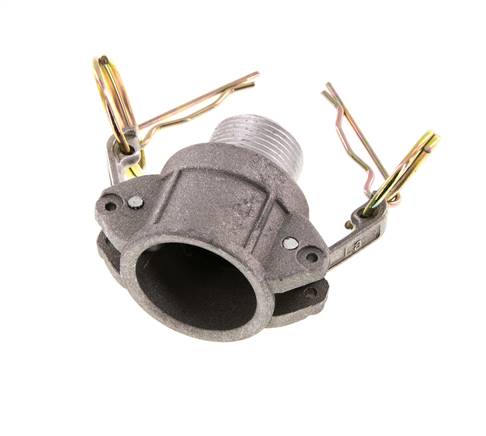 Camlock DN 20 (3/4'') Aluminium Coupling R 3/4'' Male Thread Type B MIL-C-27487