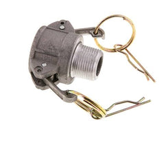 Camlock DN 20 (3/4'') Aluminium Coupling R 3/4'' Male Thread Type B MIL-C-27487