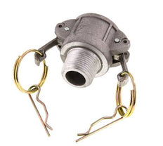 Camlock DN 20 (3/4'') Aluminium Coupling R 3/4'' Male Thread Type B MIL-C-27487