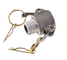 Camlock DN 20 (3/4'') Aluminium Coupling R 3/4'' Male Thread Type B MIL-C-27487