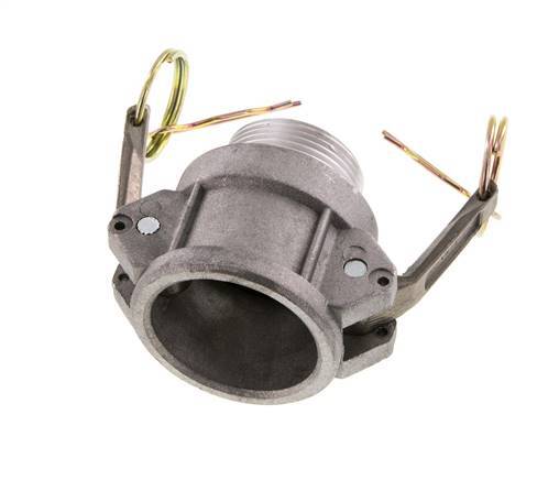 Camlock DN 32 (1 1/4'') Aluminium Coupling R 1 1/4'' Male Thread Type B MIL-C-27487
