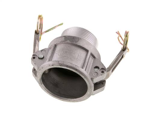 Camlock DN 40 (1 1/2'') Aluminium Coupling R 1 1/2'' Male Thread Type B MIL-C-27487