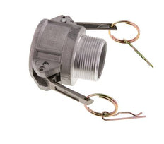 Camlock DN 40 (1 1/2'') Aluminium Coupling R 1 1/2'' Male Thread Type B MIL-C-27487