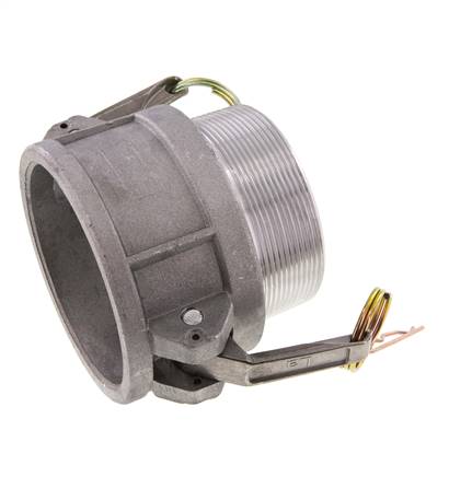 Camlock DN 75 (3'') Aluminium Coupling R 3'' Male Thread Type B MIL-C-27487
