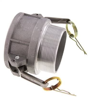 Camlock DN 75 (3'') Aluminium Coupling R 3'' Male Thread Type B MIL-C-27487