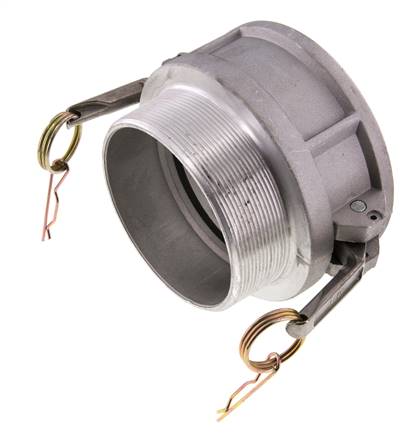 Camlock DN 90 (4'') Aluminium Coupling R 4'' Male Thread Type B MIL-C-27487