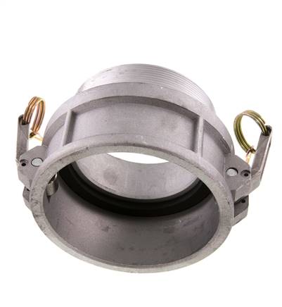 Camlock DN 90 (4'') Aluminium Coupling R 4'' Male Thread Type B MIL-C-27487