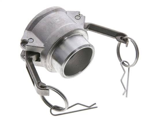Camlock DN 40 (1 1/2'') Stainless Steel Coupling Weld End (48.3 mm) Type B (AS) MIL-C-27487