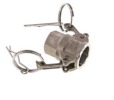 Camlock DN 15 (1/2'') Stainless Steel Coupling Rp 1/2'' Female Thread Type D MIL-C-27487