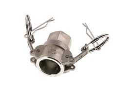 Camlock DN 15 (1/2'') Stainless Steel Coupling Rp 1/2'' Female Thread Type D MIL-C-27487