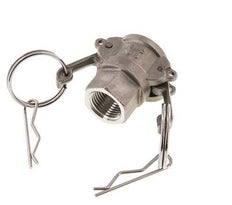 Camlock DN 15 (1/2'') Stainless Steel Coupling Rp 1/2'' Female Thread Type D MIL-C-27487