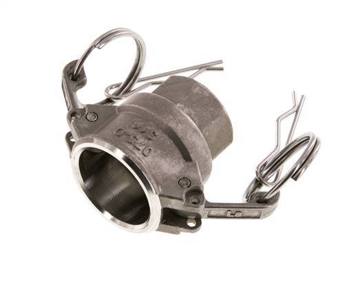 Camlock DN 20 (3/4'') Stainless Steel Coupling Rp 3/4'' Female Thread Type D MIL-C-27487