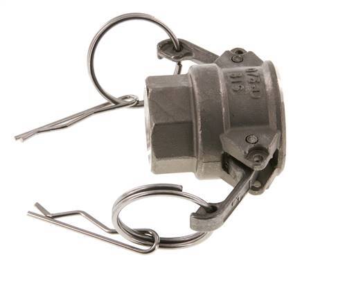Camlock DN 20 (3/4'') Stainless Steel Coupling Rp 3/4'' Female Thread Type D MIL-C-27487