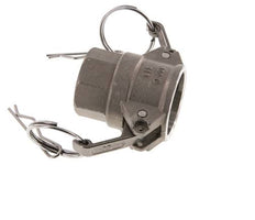 Camlock DN 25 (1'') Stainless Steel Coupling Rp 1'' Female Thread Type D MIL-C-27487