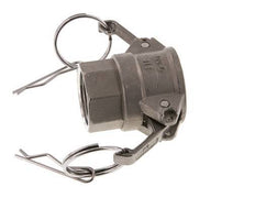 Camlock DN 25 (1'') Stainless Steel Coupling Rp 1'' Female Thread Type D MIL-C-27487