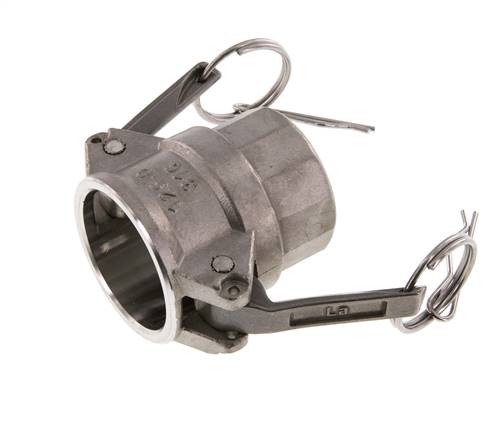 Camlock DN 32 (1 1/4'') Stainless Steel Coupling Rp 1 1/4'' Female Thread Type D MIL-C-27487