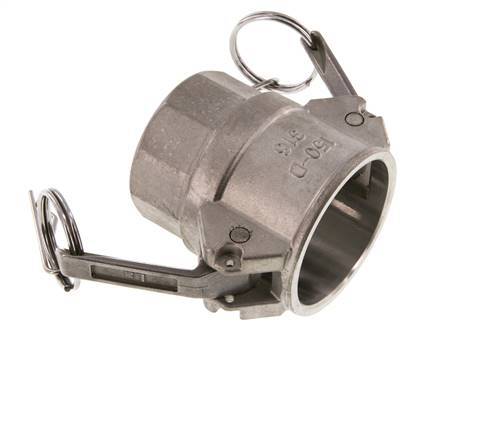 Camlock DN 40 (1 1/2'') Stainless Steel Coupling Rp 1 1/2'' Female Thread Type D MIL-C-27487