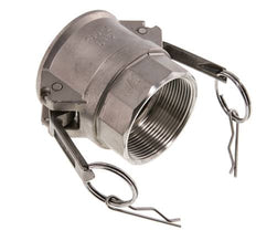 Camlock DN 50 (2'') Stainless Steel Coupling Rp 2'' Female Thread Type D MIL-C-27487