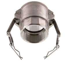 Camlock DN 50 (2'') Stainless Steel Coupling Rp 2'' Female Thread Type D MIL-C-27487