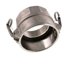 Camlock DN 90 (4'') Stainless Steel Coupling Rp 4'' Female Thread Type D MIL-C-27487