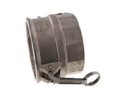 Camlock DN 120 (5'') Stainless Steel Coupling Rp 5'' Female Thread Type D MIL-C-27487